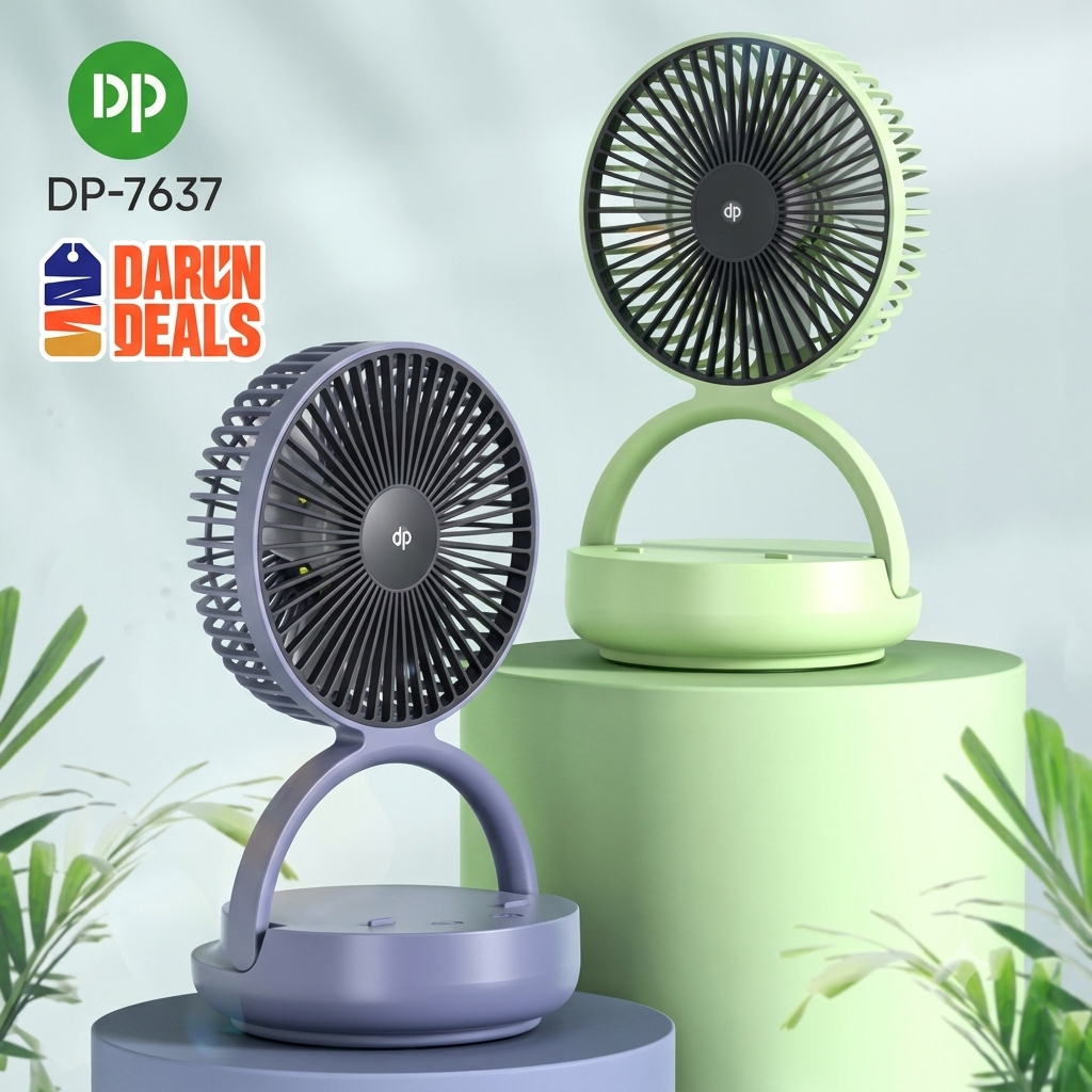 Desktop Portable Rechargeable Fan