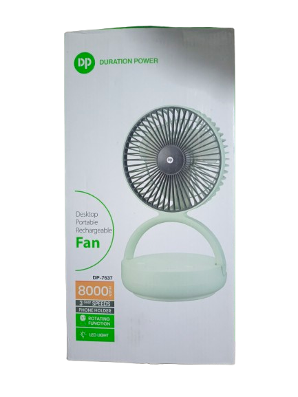 Desktop Portable Rechargeable Fan