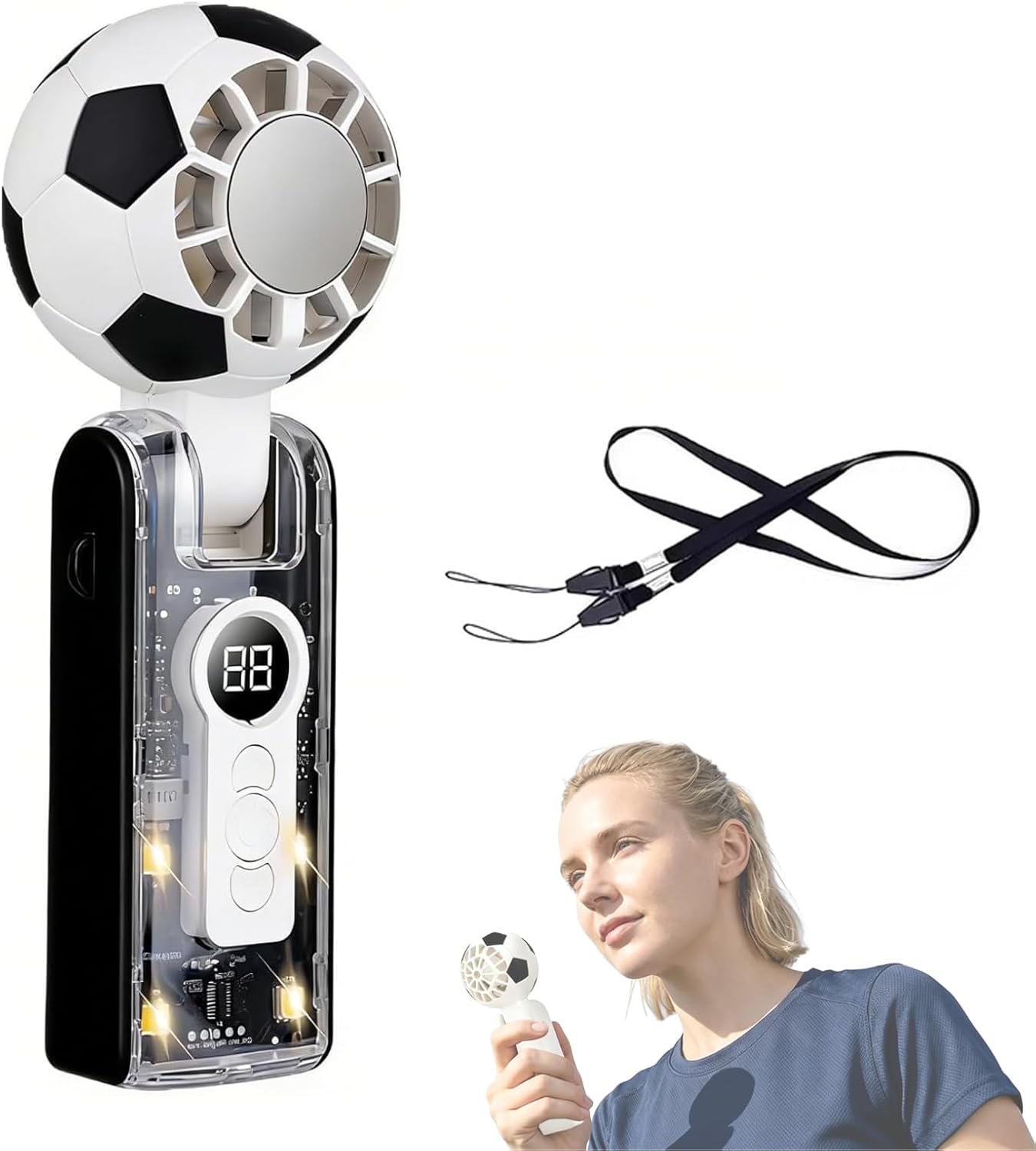 Soccer Handheld High Speed Fan