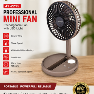 Darun Deals Home Page JYSUPER JY-2215 Rechargeable Fan